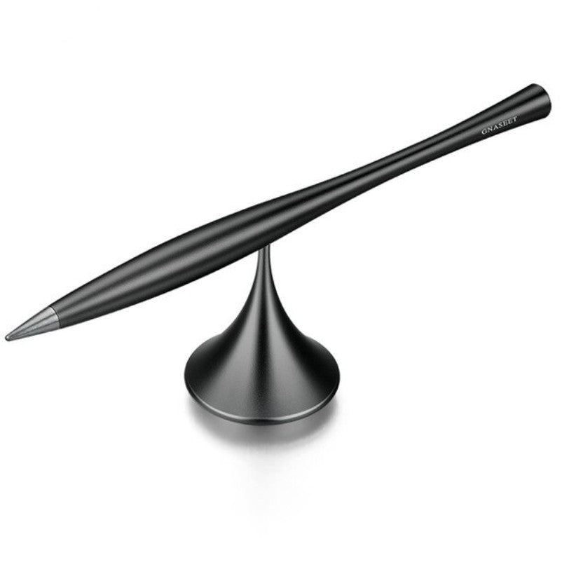 Inkless Eternal Metal Pen, with replaceable metal pen tip, Spinning Base & Smooth Aluminum Alloy Shell, for Office, Work & Study
