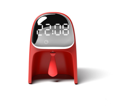 Voice Control Digital Alarm Clock With Night Light, Dual Alarm Mode & Snooze Function