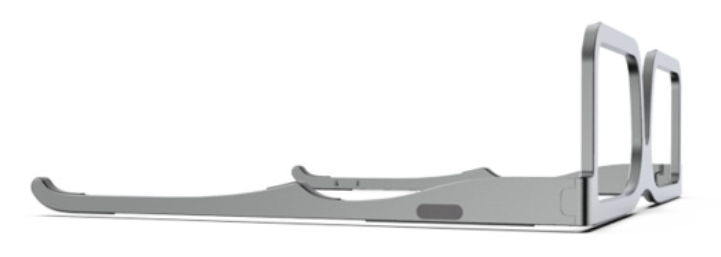 Foldable Aluminum Alloy Glasses Style Laptop Stand, for Laptop, Tablet and Book