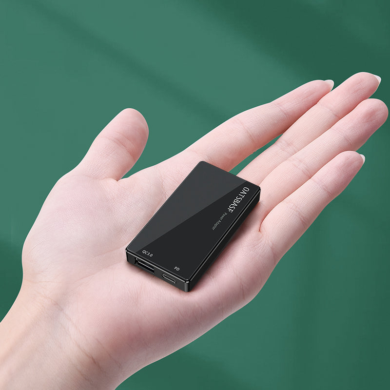 Portable Wall Charger, with PD & QC 18W Fast Charging Ports & Multi-port Design, for Phone, Laptop & Tablet (US Plug)