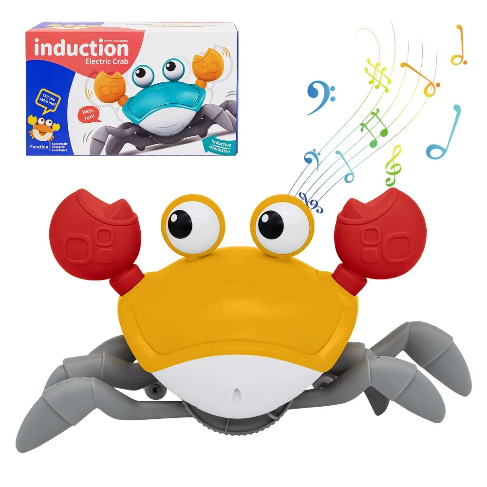 Dancing Crab Baby Toy - Interactive Toy with Music & Lights