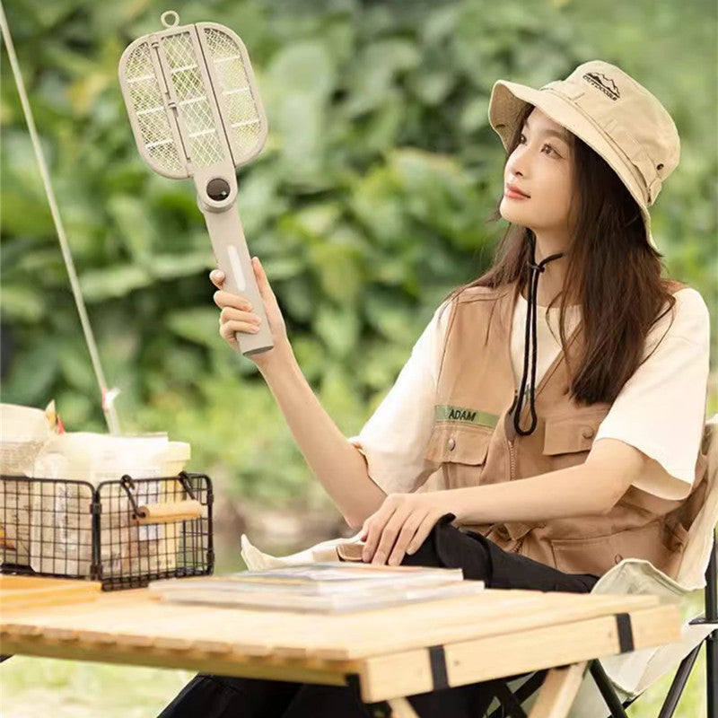 2024 New Dual-Use Foldable Electric Mosquito Swatter