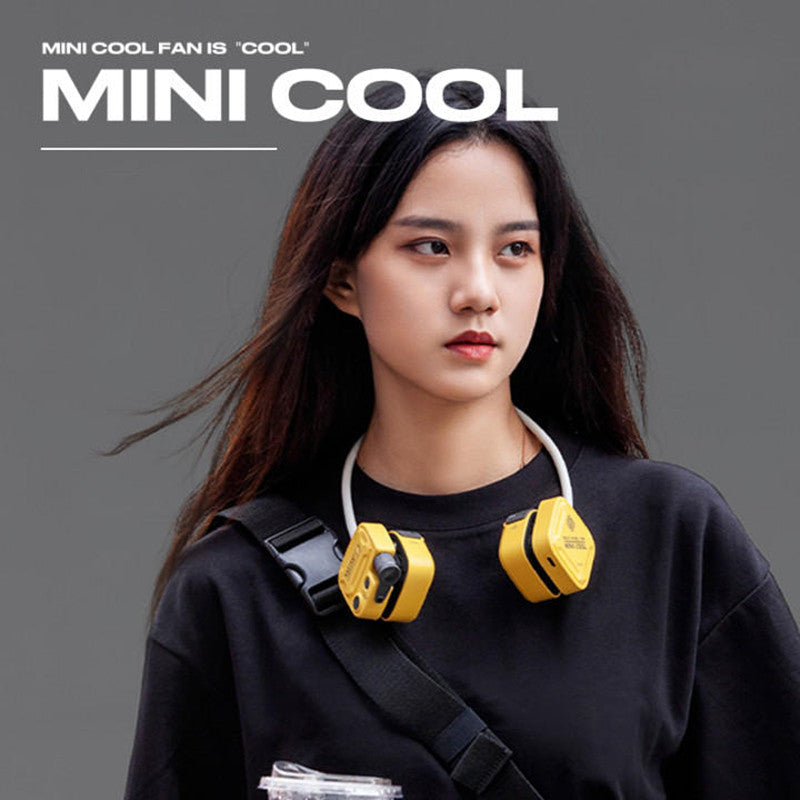 Mini Portable Silent Neck Hanging Fan