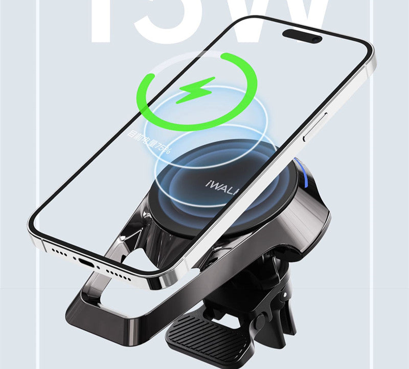 Mobile Car Magnetic Mount Wireless Fast Charging Bracket