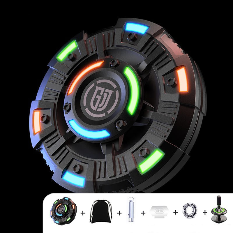 Illuminated Pop Coin Fingertip Spinner