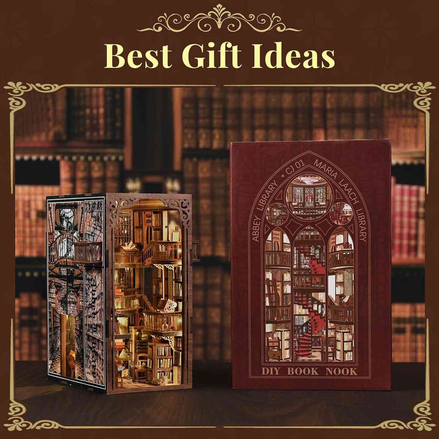 Abbey Library DIY Book Nook Kit