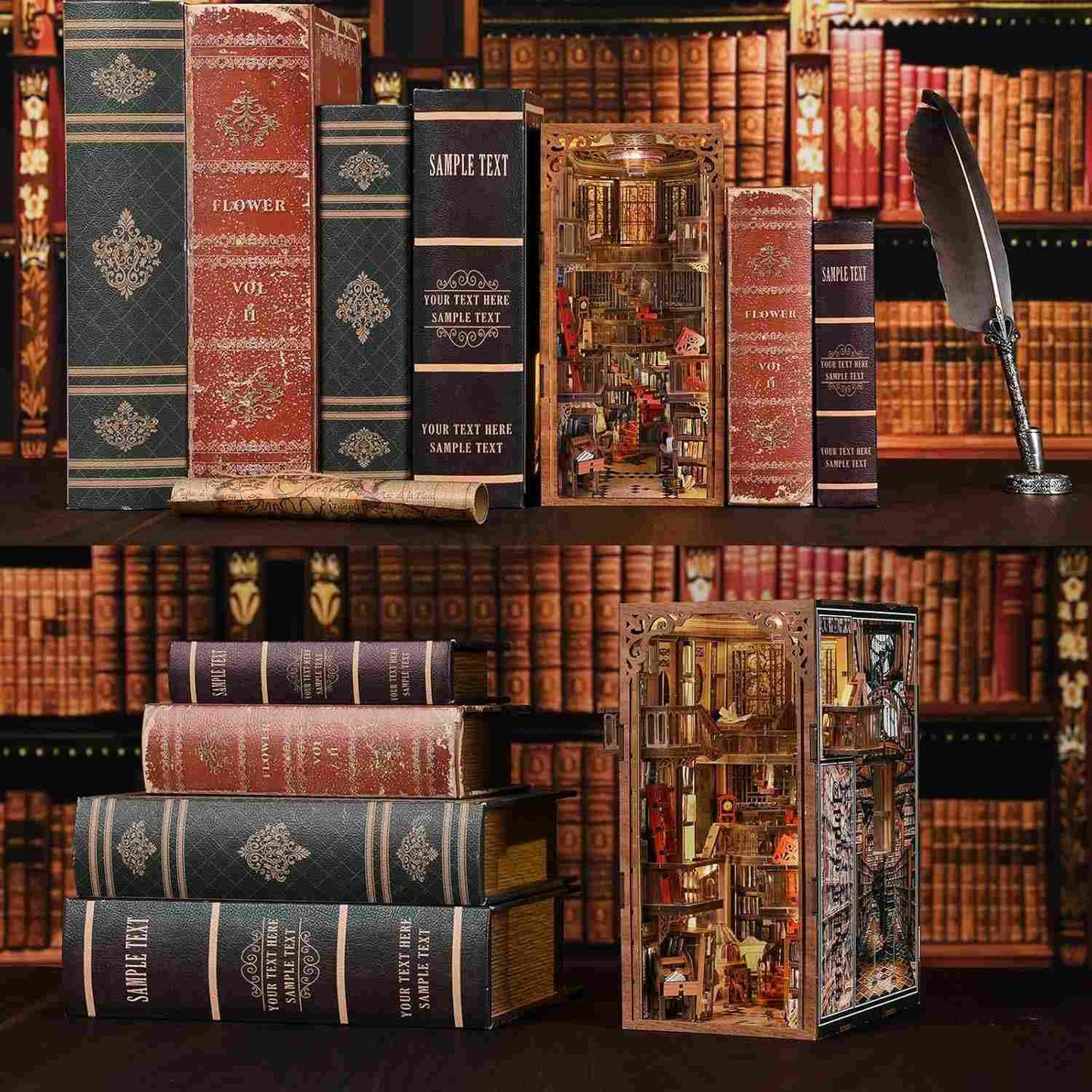 Abbey Library DIY Book Nook Kit