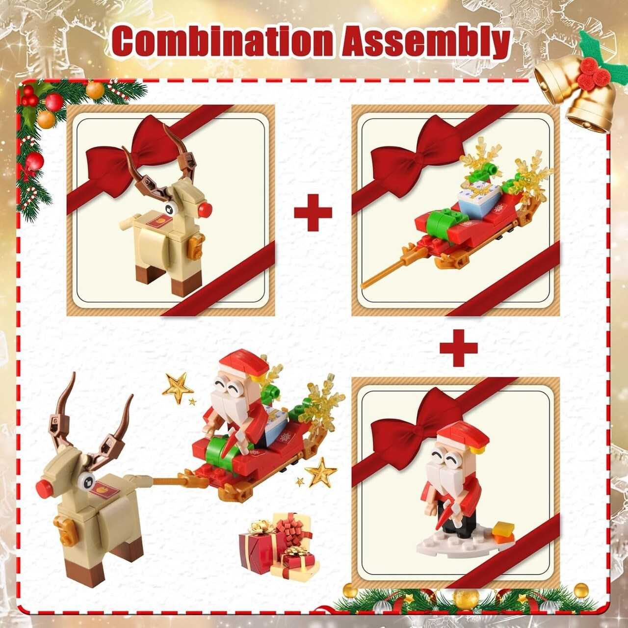 Christmas Tree Advent Calendar | 24 Days Countdown Building Blocks Set
