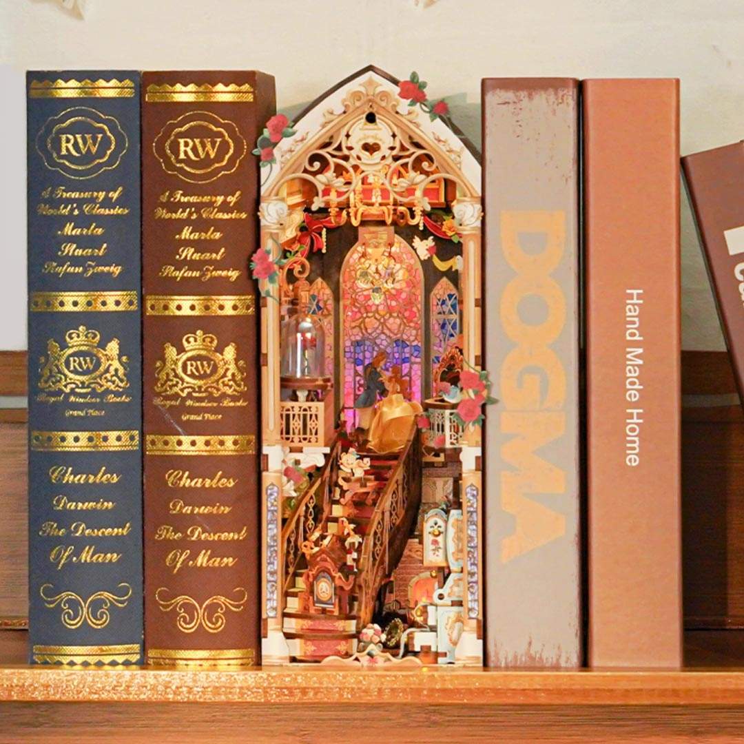 Beauty and The Beast DIY Wooden Book Nook Kit