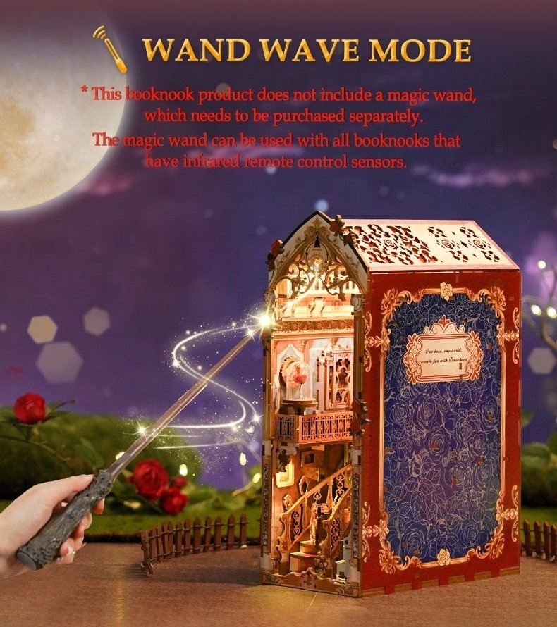 Beauty and The Beast DIY Wooden Book Nook Kit