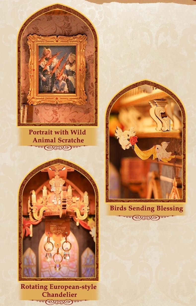 Beauty and The Beast DIY Wooden Book Nook Kit