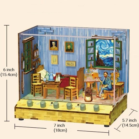 Van Gogh's Bedroom in Arles DIY Miniature House