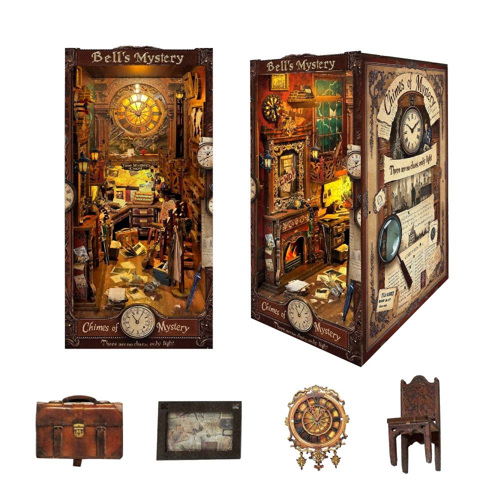 Bell's Mystery DIY Book Nook Shelf Insert