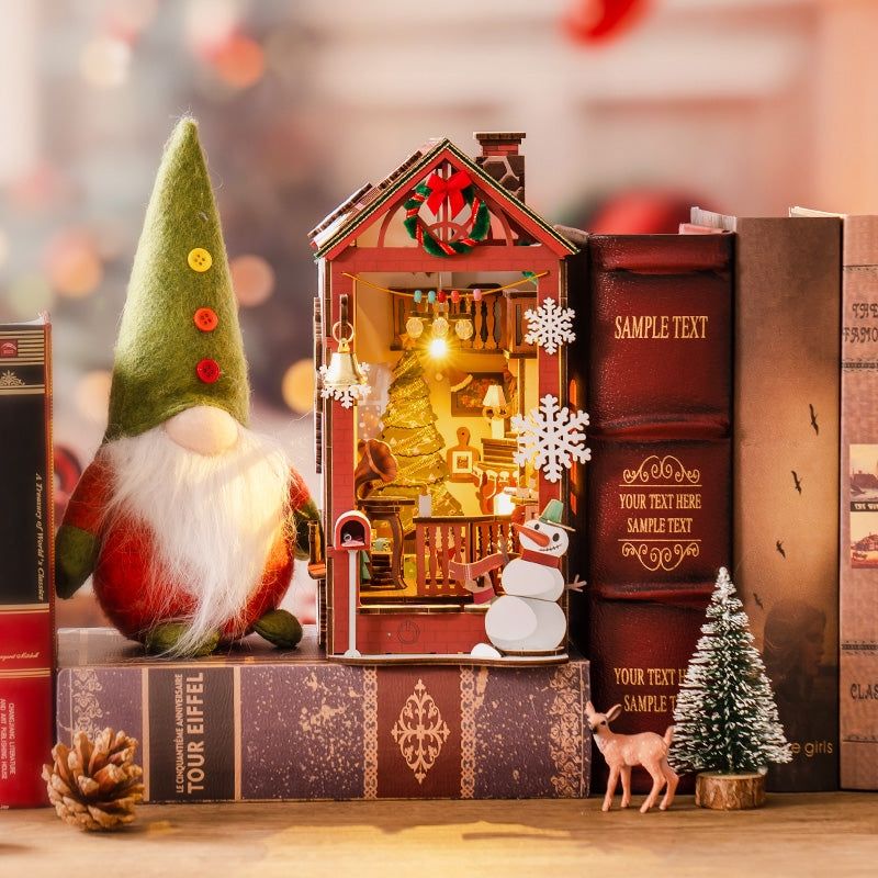 Christmas House DIY Book Nook Kit