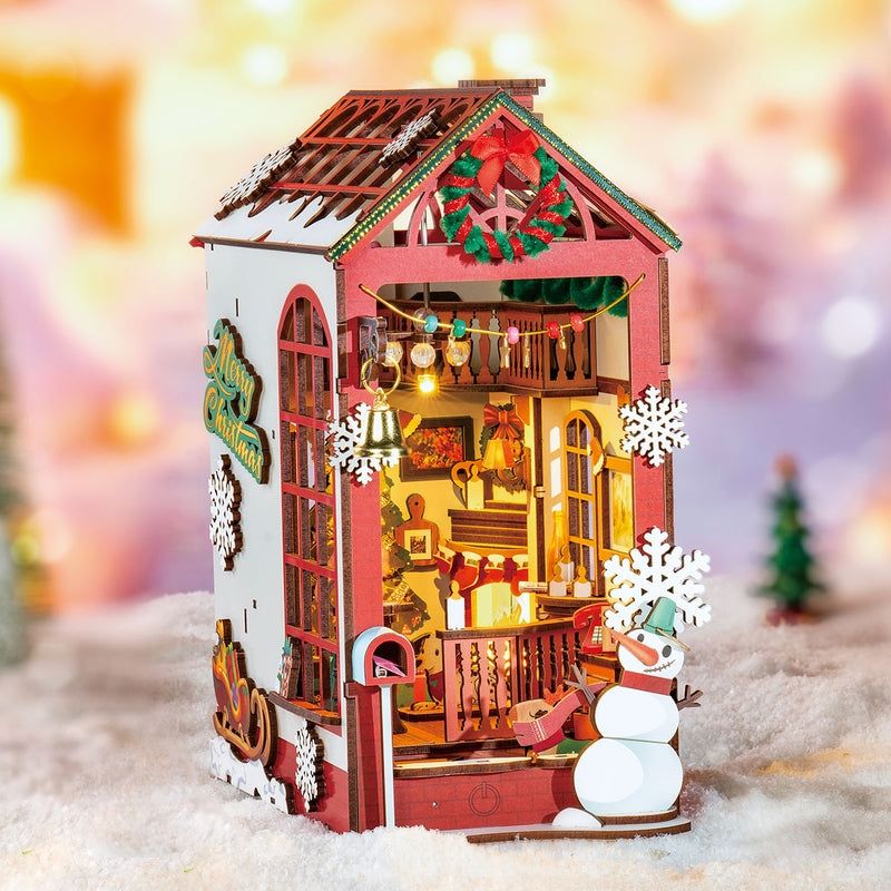 Christmas House DIY Book Nook Kit