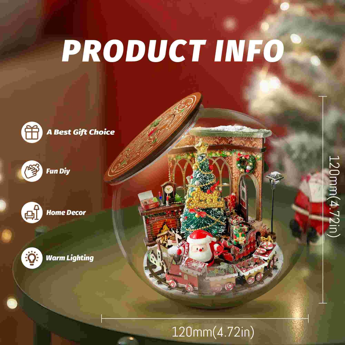 Christmas Prologue DIY Miniature Dollhouse Kit