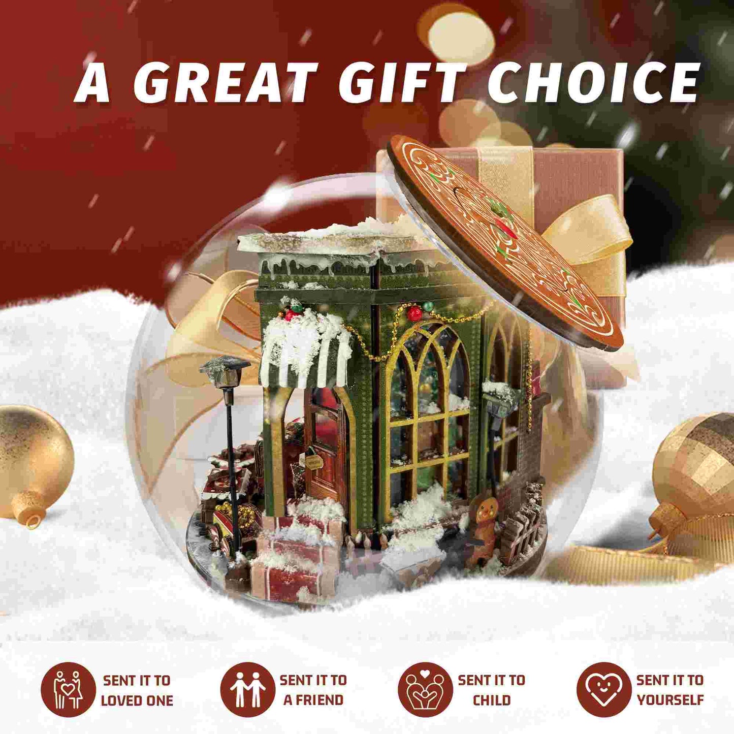 Christmas Prologue DIY Miniature Dollhouse Kit