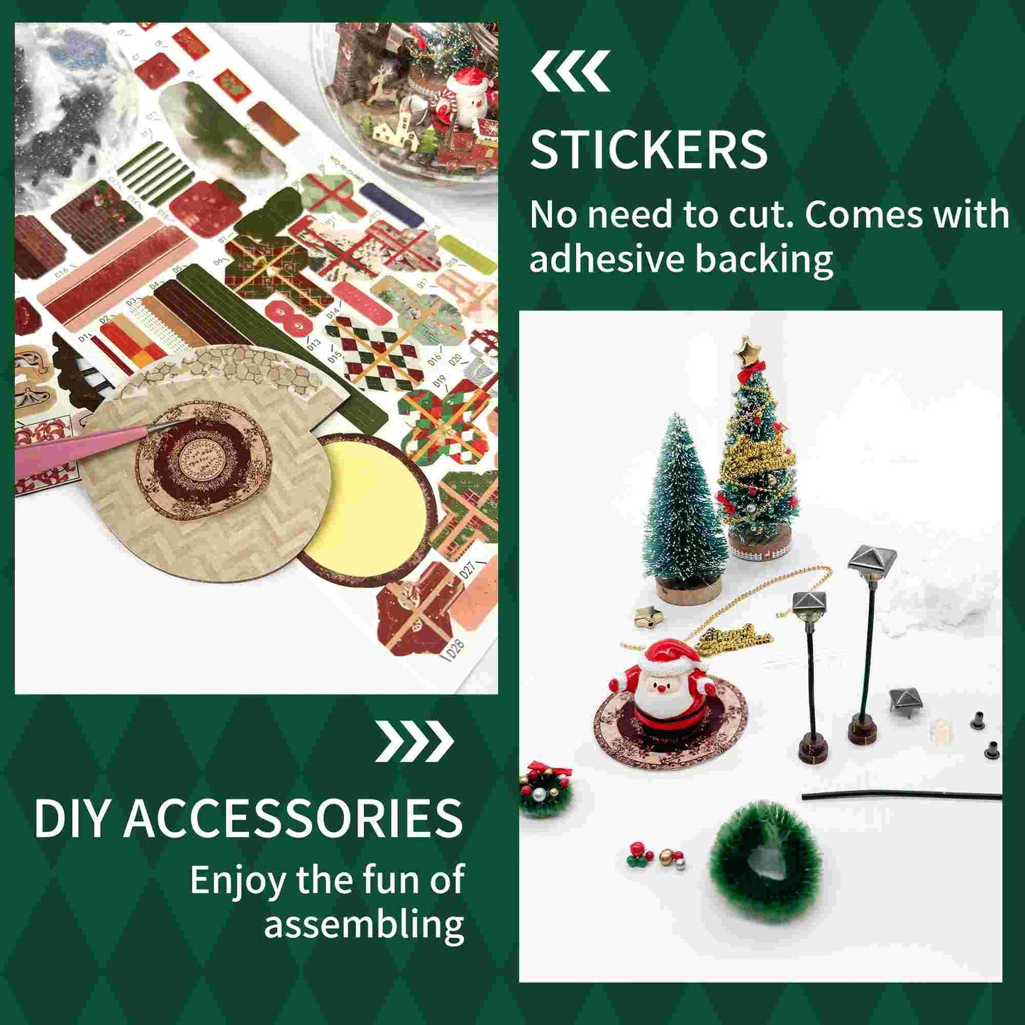 Christmas Prologue DIY Miniature Dollhouse Kit