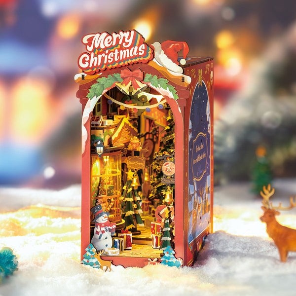 Christmas Street DIY Book Nook Kit
