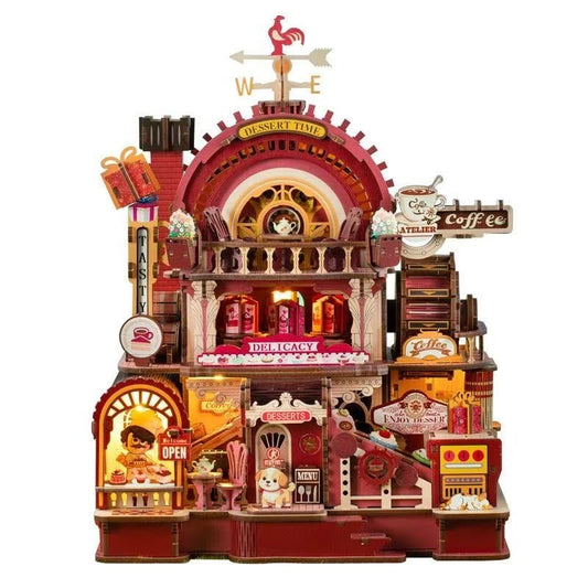 Dessert Workshop 3D Wooden Mechanical Puzzle