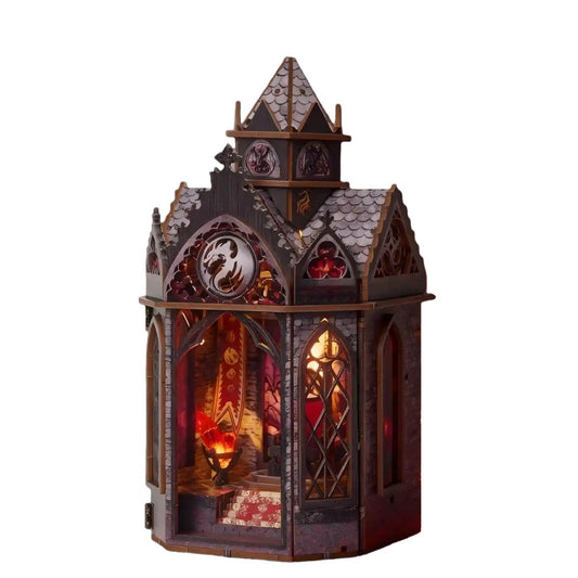 Dragon Spire DIY Miniature House Kit | Bookshelf Decor