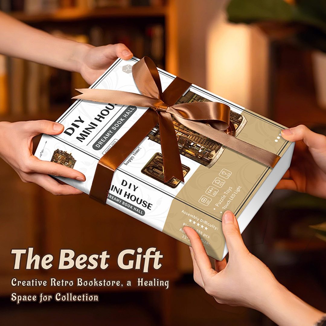 Dreamy Book Hall DIY Miniature House Kit