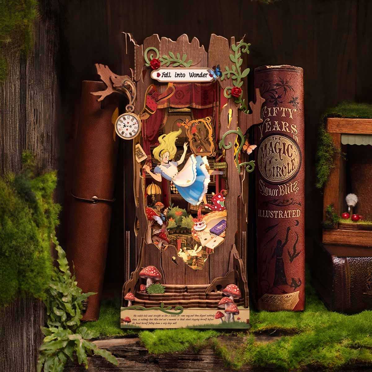Fall into Wonder DIY Book Nook | Shelf Insert