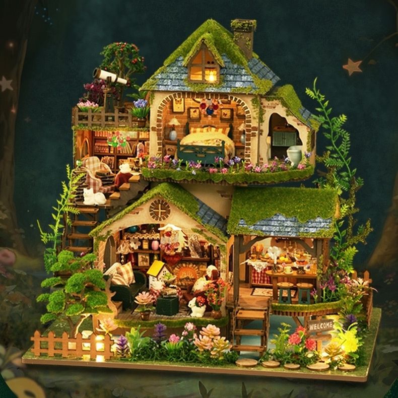 Forest Adventure DIY Miniature House Kit