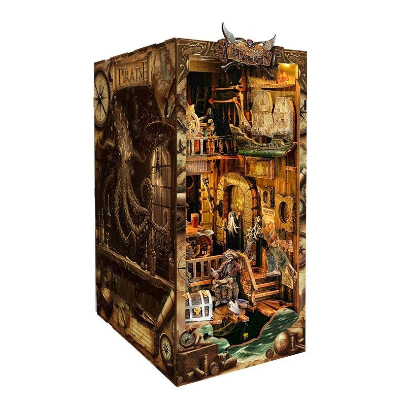Ghost Pirate Ship DIY Book Nook Kit