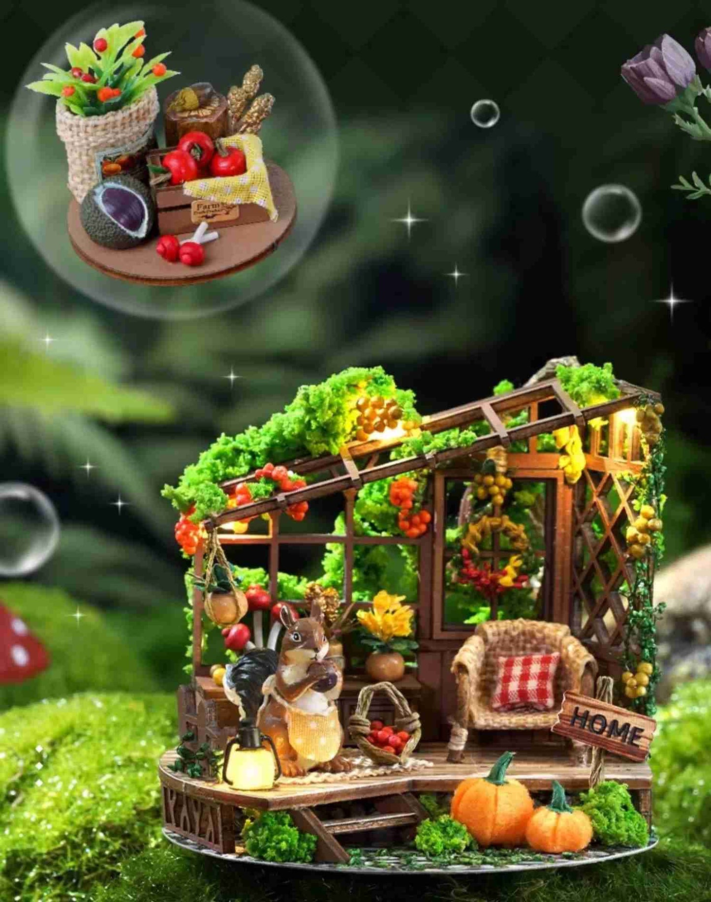 Harvest Festival DIY Miniature House Kit
