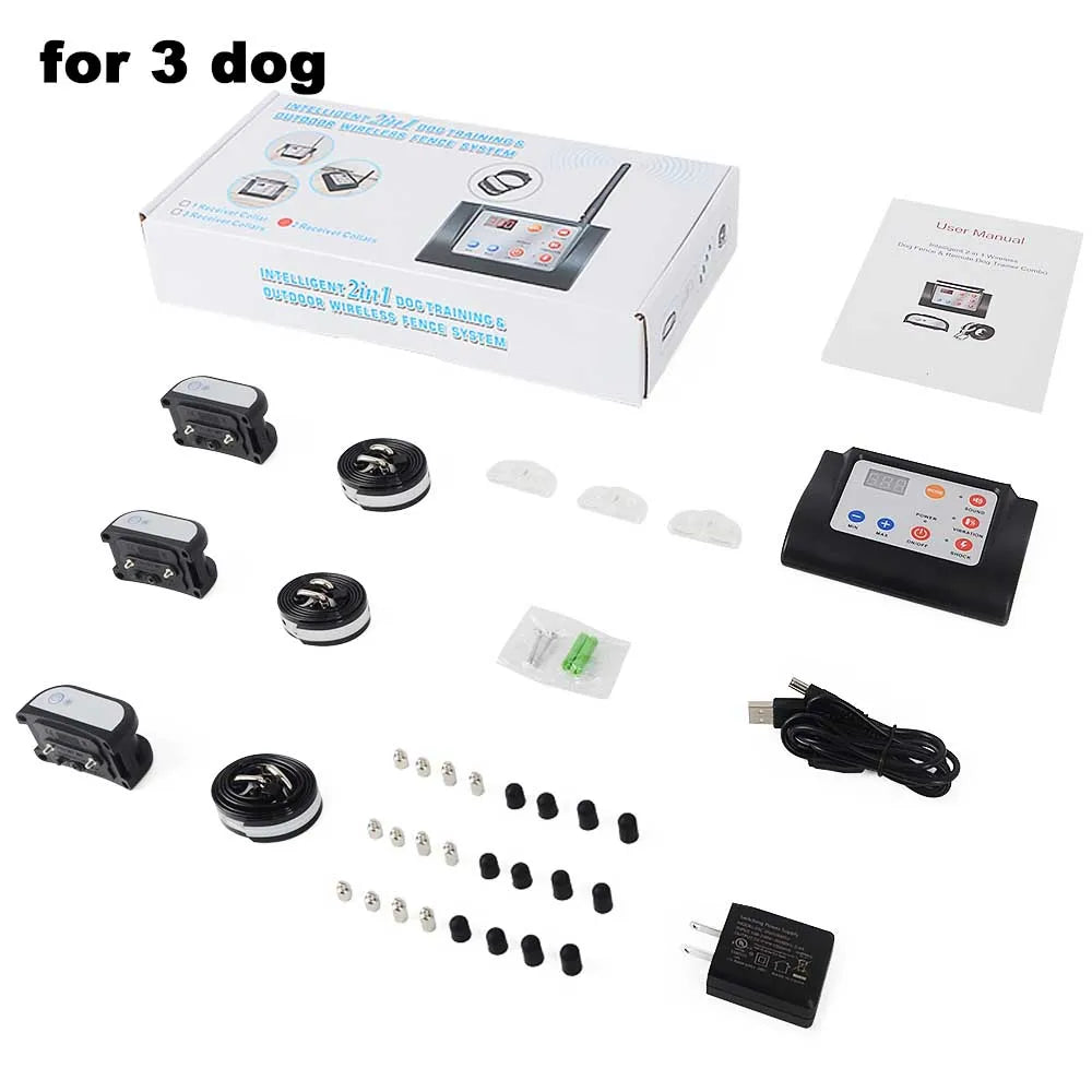 Invisible Wireless Dog Fence With Shock Collars