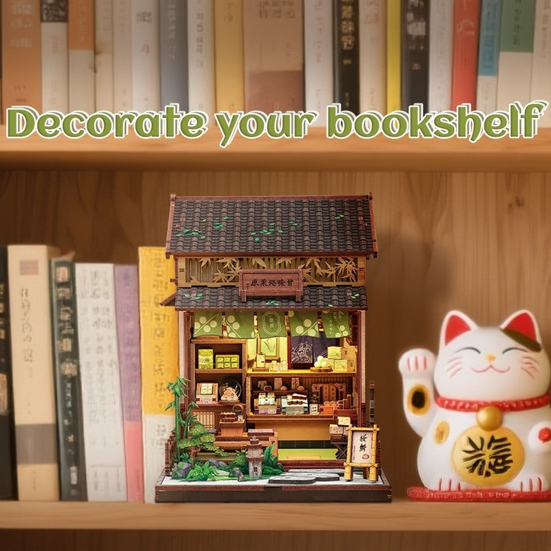 Japanese Sweet Shop DIY Miniature House Kit | Kanmi-dokoro Kurihara