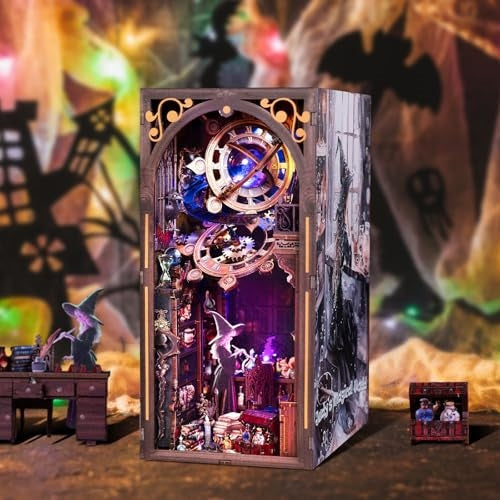 Judy's Magic World DIY Wooden Book Nook Kit | Double-Sided