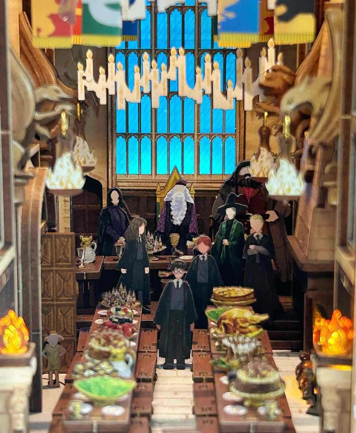 Magic Great Hall DIY Book Nook Kit