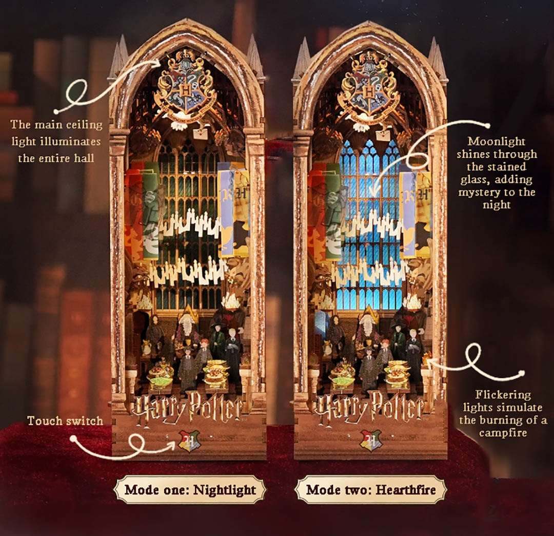 Magic Great Hall DIY Book Nook Kit