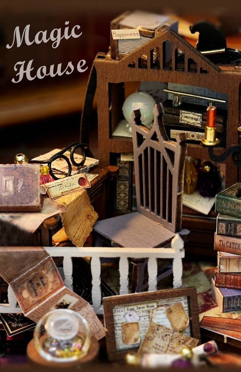Magic House DIY Miniature House Kit | Dream Bottle Series