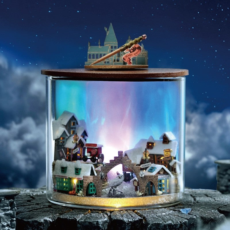 Magic Light DIY Miniature House Kit | Dream Bottle Series