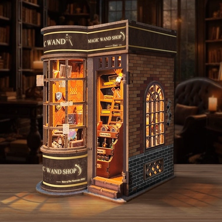 Magic Wand Shop Book Nook Shelf Insert