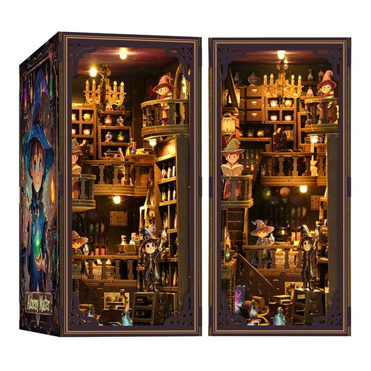 Master Alchemist DIY Book Nook Kit | Bookshelf Insert