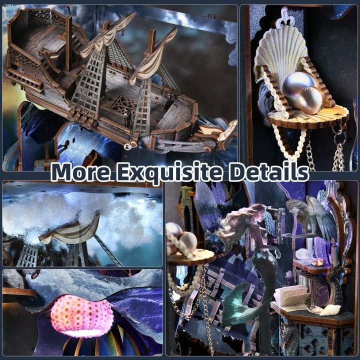 Mermaid DIY Book Nook Kit – Song of the Sirens