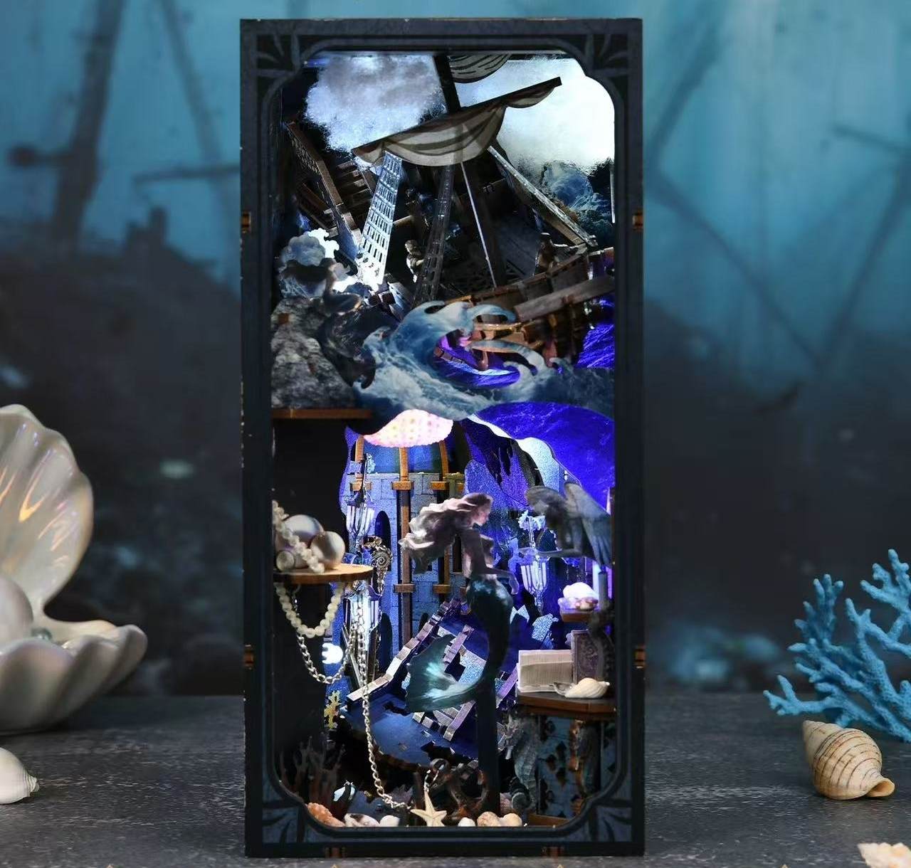 Mermaid DIY Book Nook Kit – Song of the Sirens