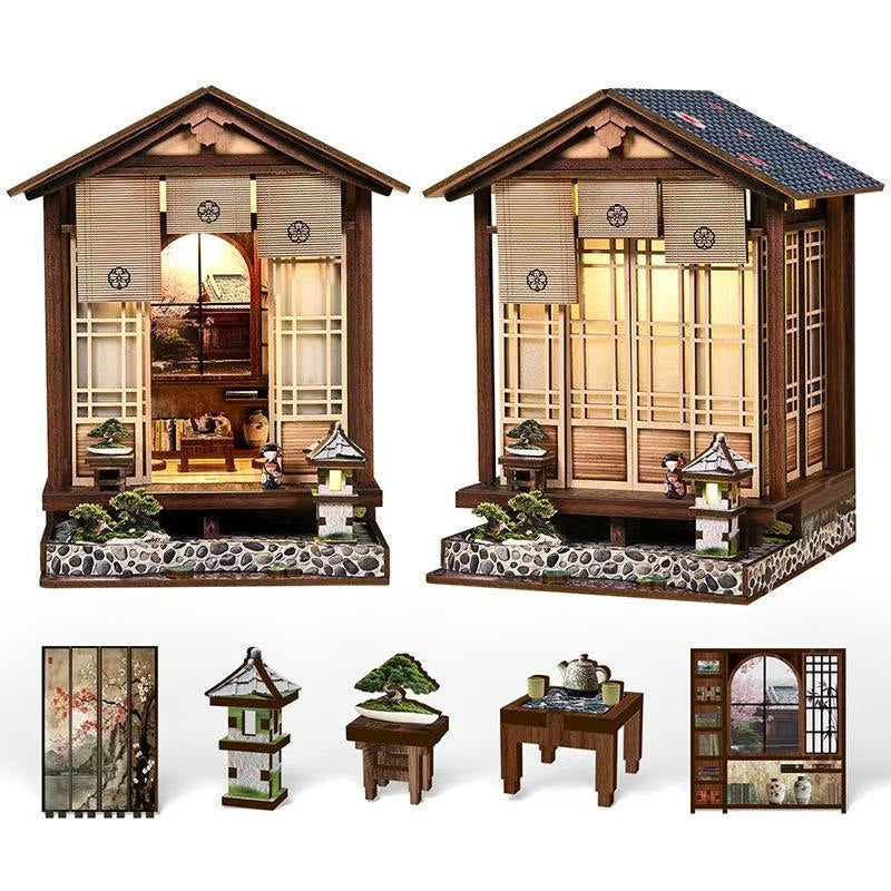 Moss Lantern Zen Garden DIY Book Nook Kit