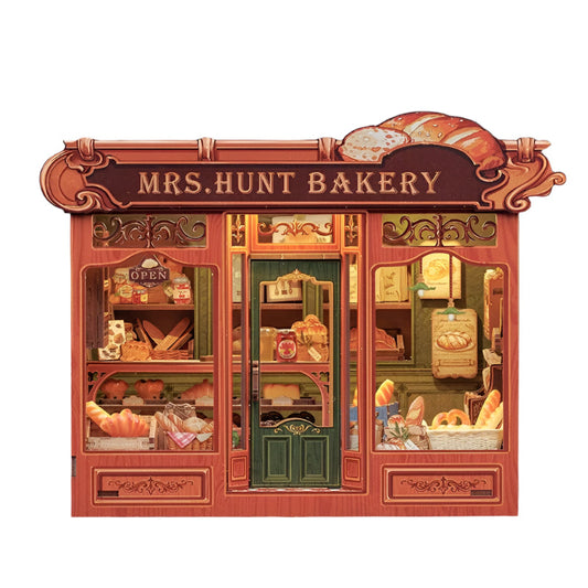 Mrs. Hunt’s Bakery Shop DIY Dollhouse Kit