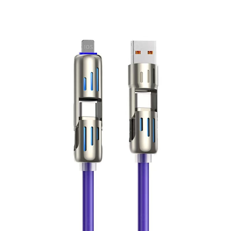 4-in-1 Fast Charging Multifunctional Cable – 240W High-Speed Line