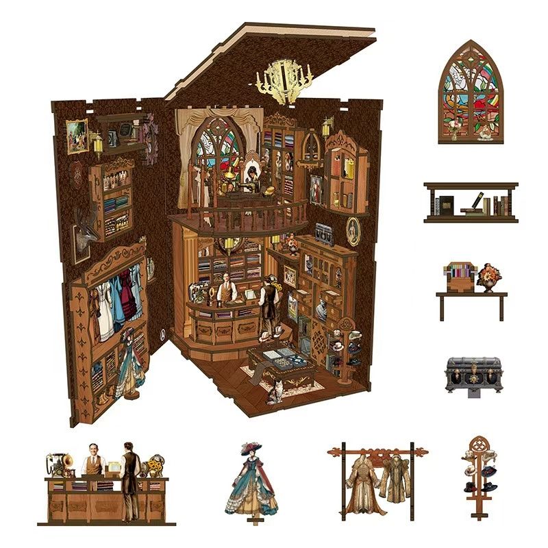 Royal Tailor Shop DIY Book Nook Kit