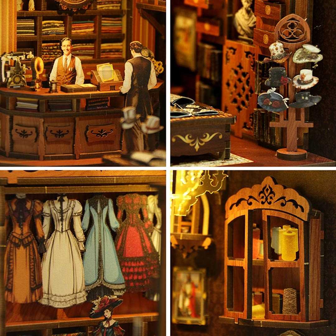 Royal Tailor Shop DIY Book Nook Kit