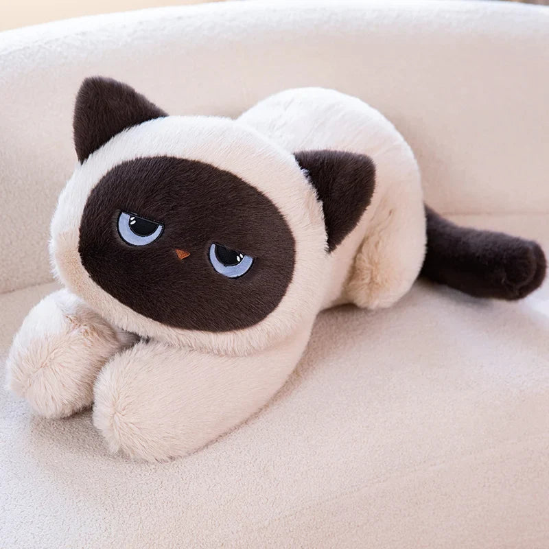 Momo the Long Kawaii Siamese Cat Plush