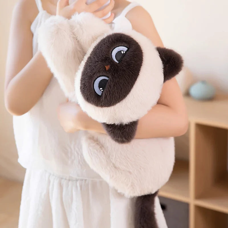 Momo the Long Kawaii Siamese Cat Plush