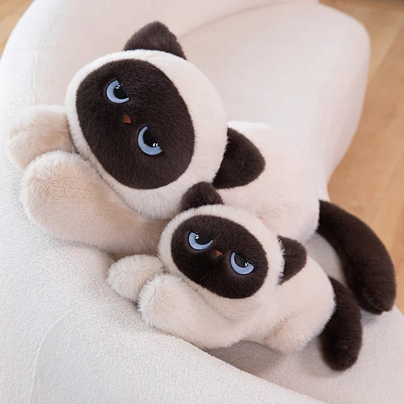Momo the Long Kawaii Siamese Cat Plush