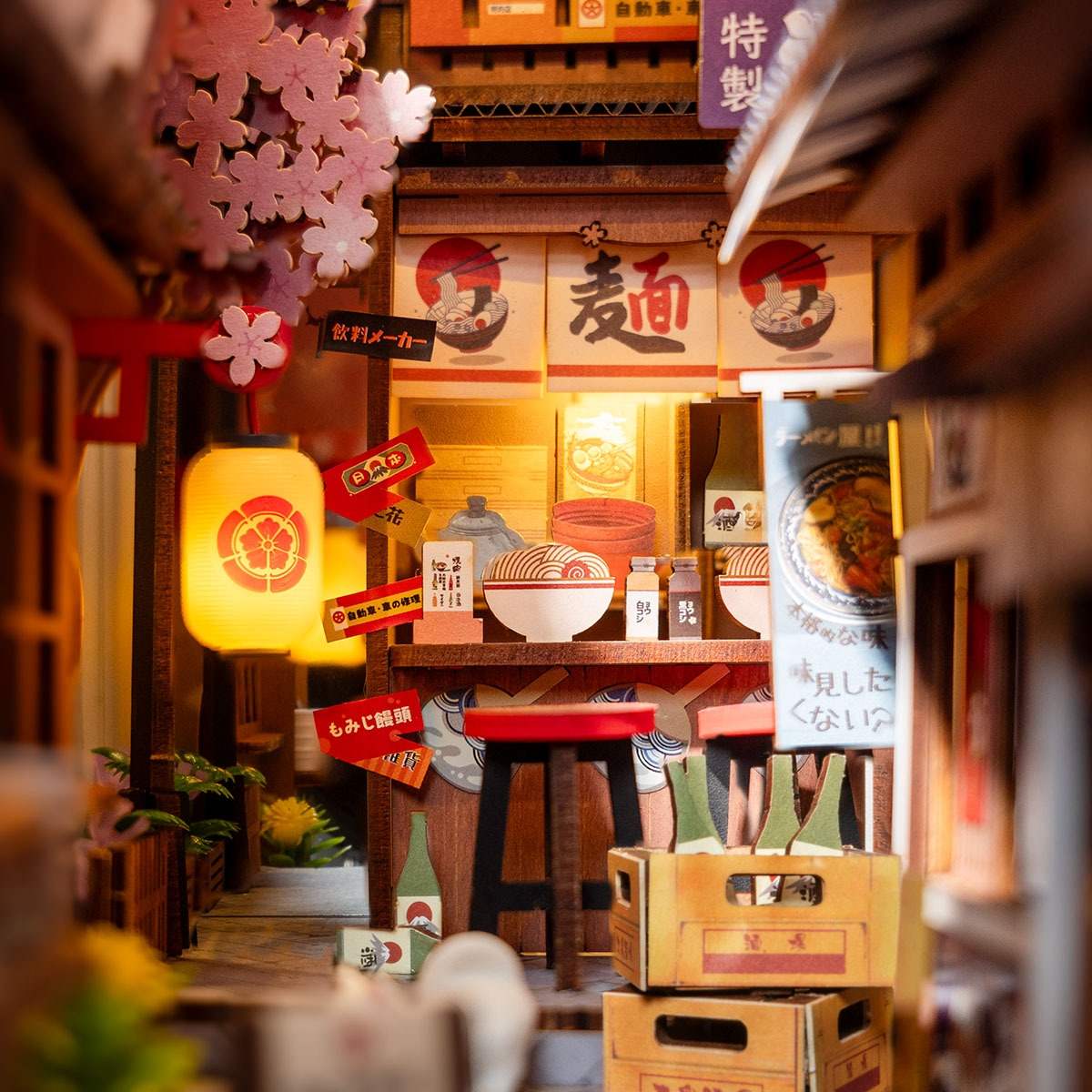 Sakura Wine Alley DIY Book Nook